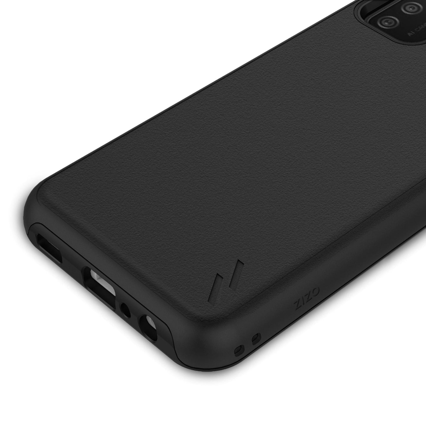 SAMSUNG GALAXY A02s ZIZO REALM SERIES CASE - BLACK (1101042)
