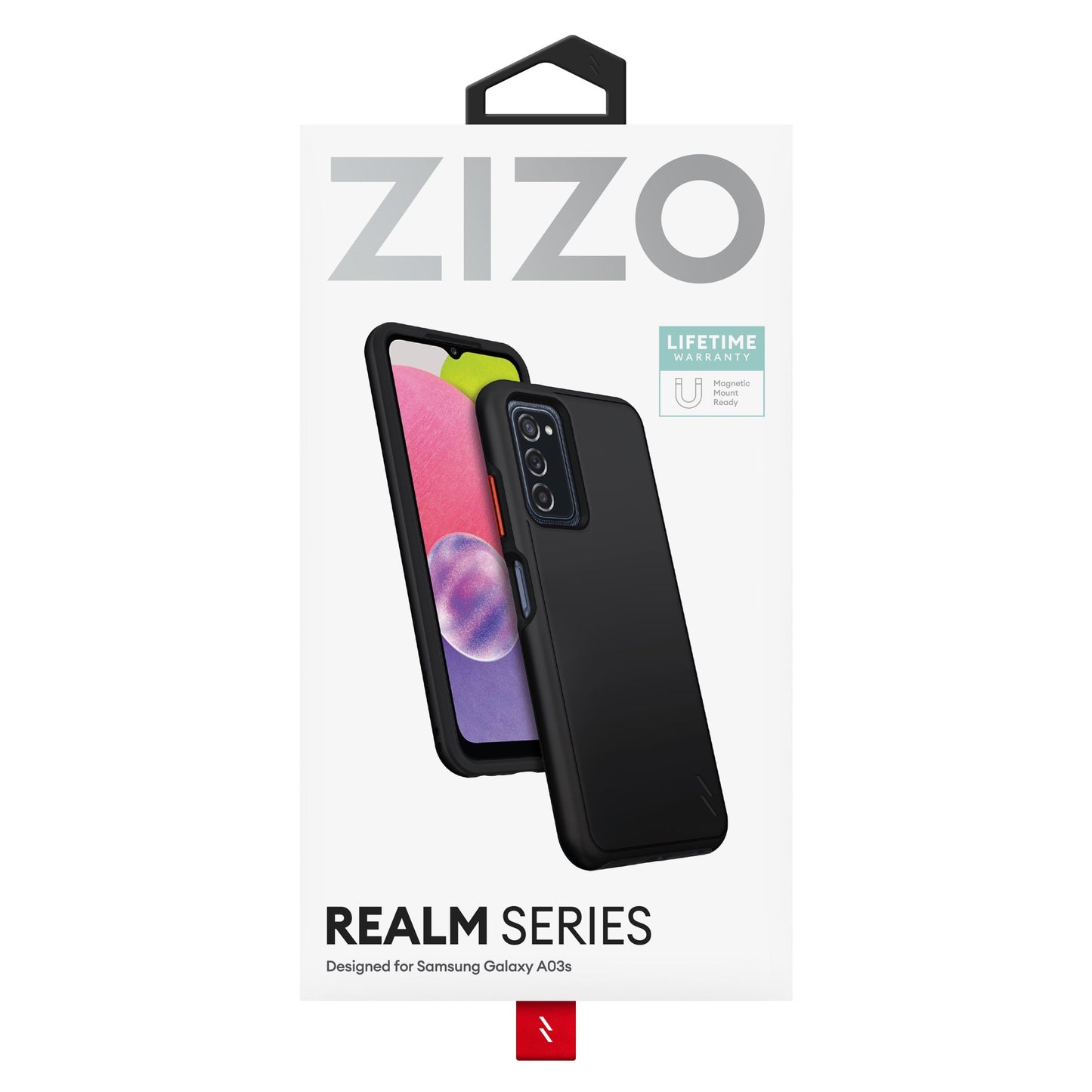 SAMSUNG GALAXY A03S ZIZO REALM SERIES CASE - BLACK (1106780)