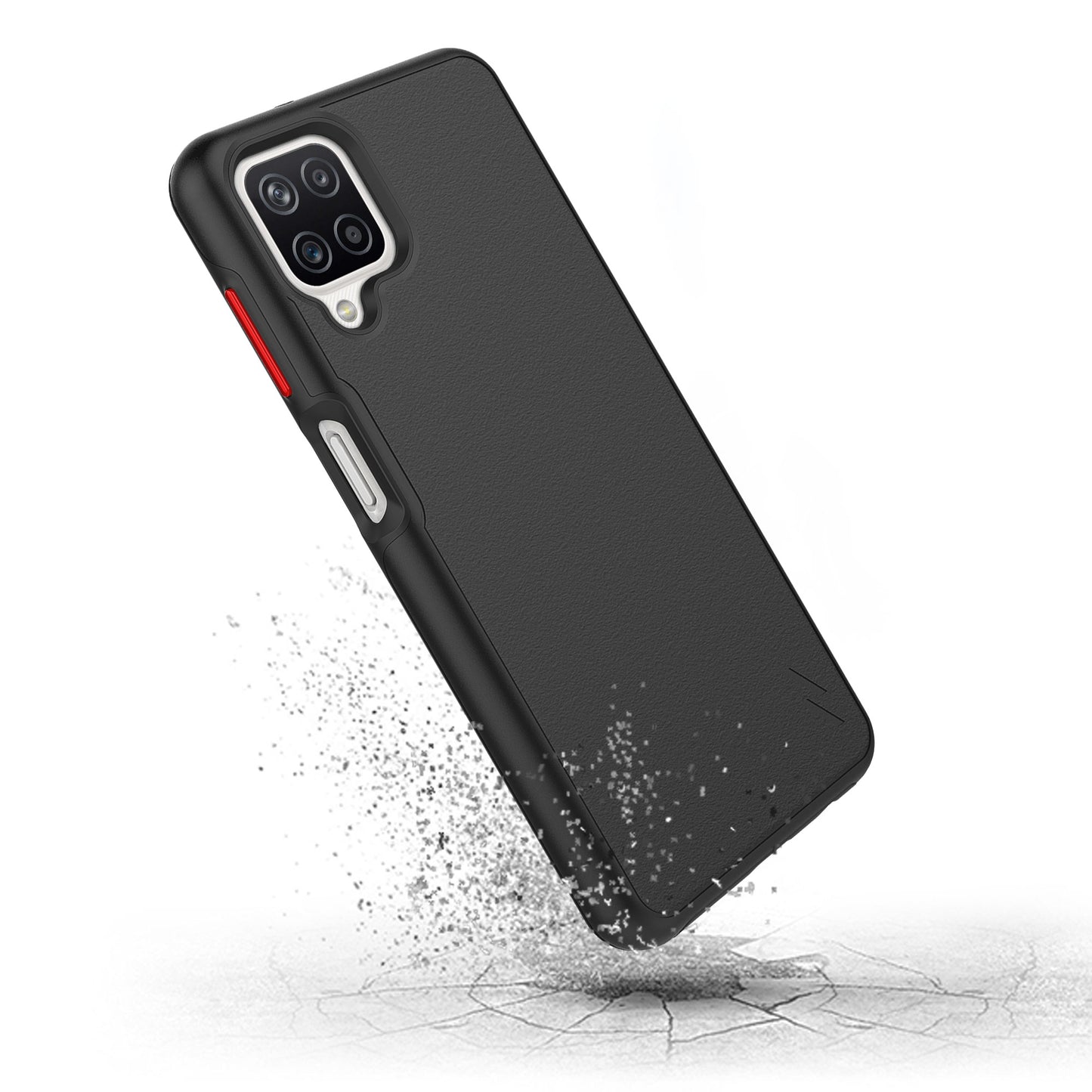 GALAXY A12 ZIZO REALM SERIES CASE - BLACK & BLACK (1100767)
