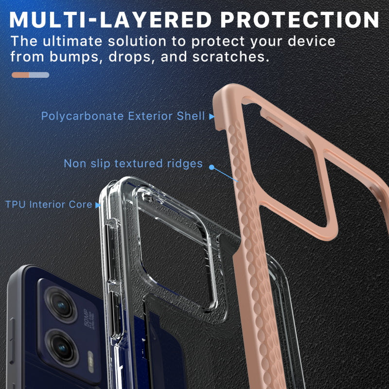 Motorola MOTO G 5G (2023) MyBat Pro Lux Series Case - Rose Gold (1105857)