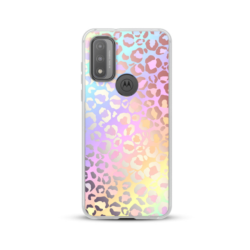 Moto G Play 2023, Moto G Pure, Moto G Power (2022) MyBat Pro Mood Series Case - Holographic Leopard (1103166)