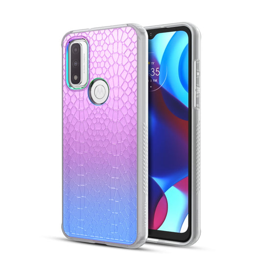 Moto G Play 2023, Moto G Pure, Moto G Power (2022) MyBat Pro Mood Series Case - Iridescent Snake (1103167)