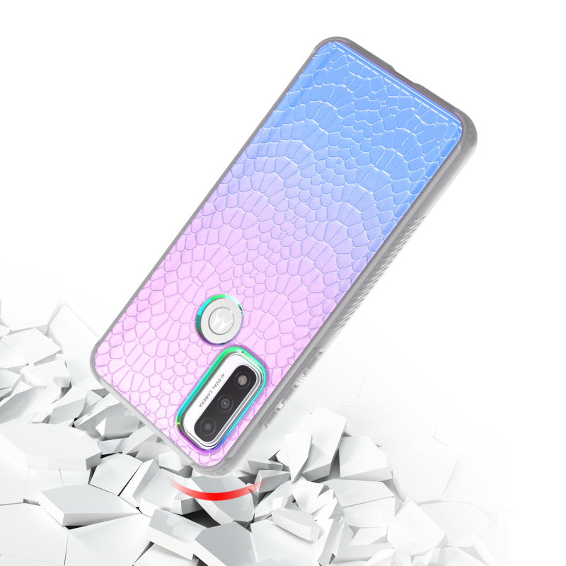 Moto G Play 2023, Moto G Pure, Moto G Power (2022) MyBat Pro Mood Series Case - Iridescent Snake (1103167)