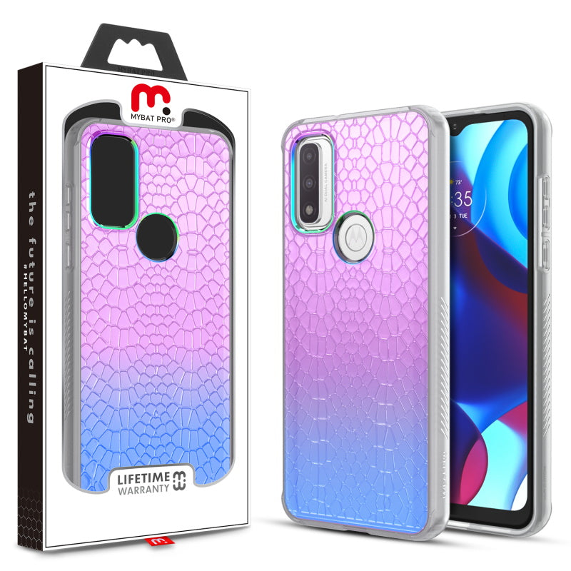 Moto G Play 2023, Moto G Pure, Moto G Power (2022) MyBat Pro Mood Series Case - Iridescent Snake (1103167)