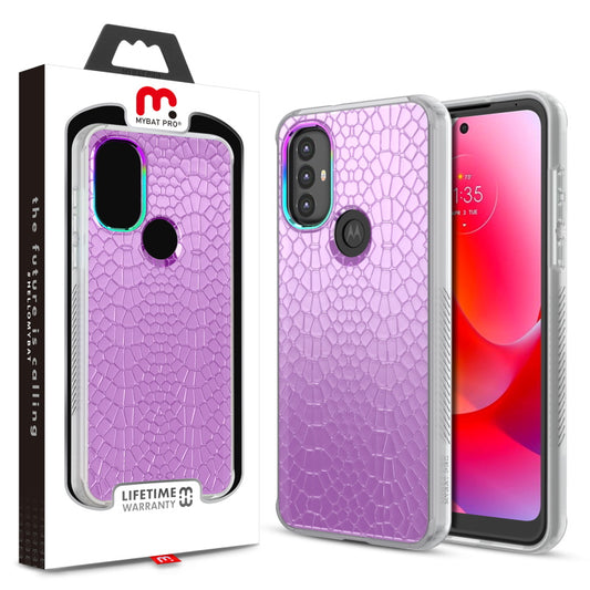 Moto G Play 2023, Moto G Pure, Moto G Power (2022) MyBat Pro Mood Series Case - Iridescent Snake (1103595)