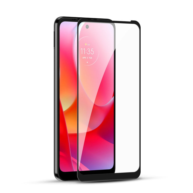 MyBat Pro Full Coverage Tempered Glass Screen Protector for Motorola Moto G Power (2022) - Black (1103602)