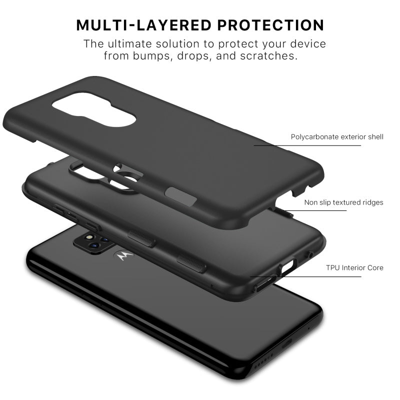 Moto G Play (2021) MyBat Pro TUFF Subs Series Case - Black (1103327)