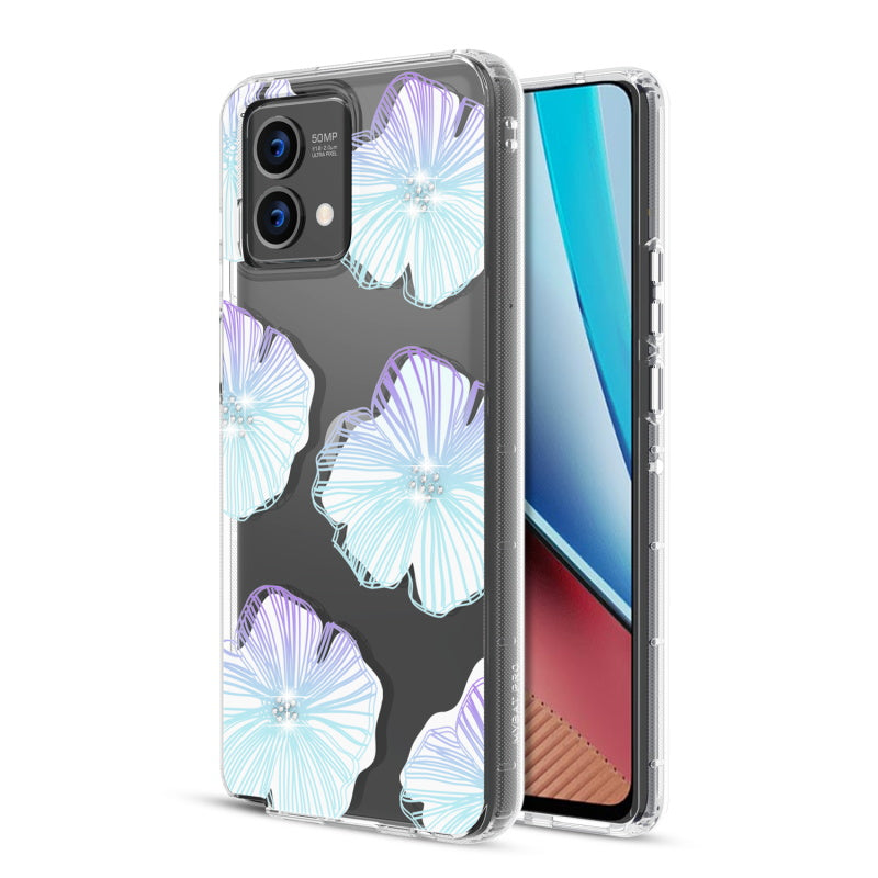 MyBat Pro Mood Series Case (with Diamonds) for Motorola Moto G Stylus 4G (2023) - Seashell (1106357)