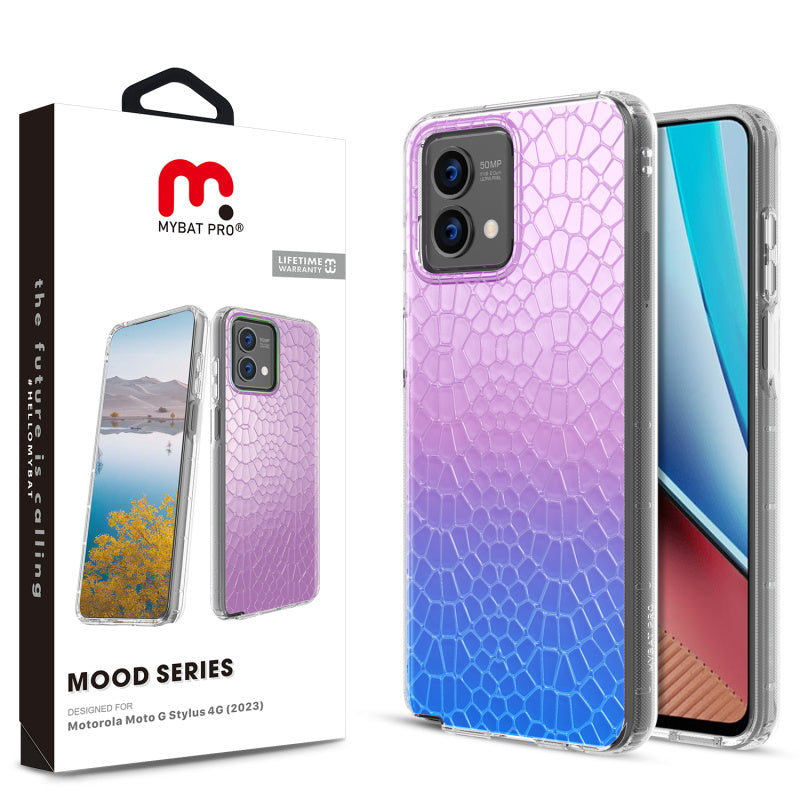 MyBat Pro Mood Series Case for Motorola Moto G Stylus 4G (2023) - Iridescent Snake (1106359)