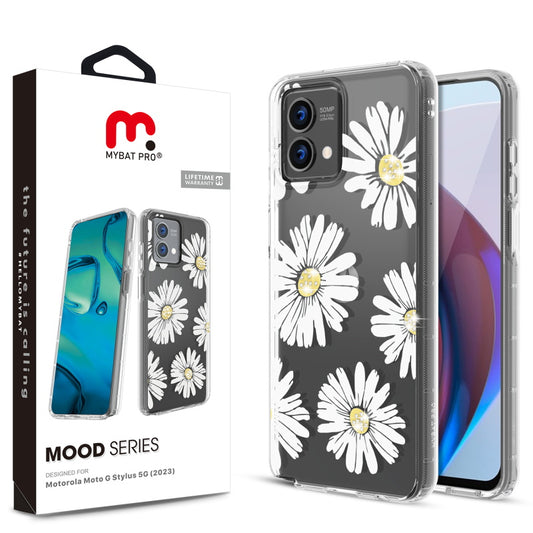 MyBat Pro Mood Series Case (with Diamonds) for Motorola Moto G Stylus 5G (2023) - Happy (1105779)