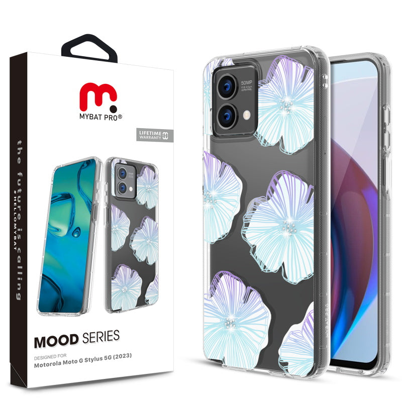 MyBat Pro Mood Series Case (with Diamonds) for Motorola Moto G Stylus 5G (2023) - Seashell (1105778)