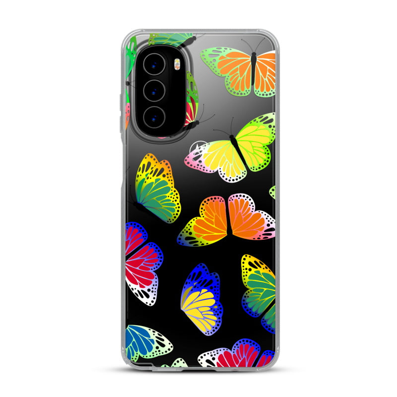 Motorola Moto G Stylus 5G (2022) MyBat Pro Mood Diamond Series Case - Neon Butterfies (1103950)