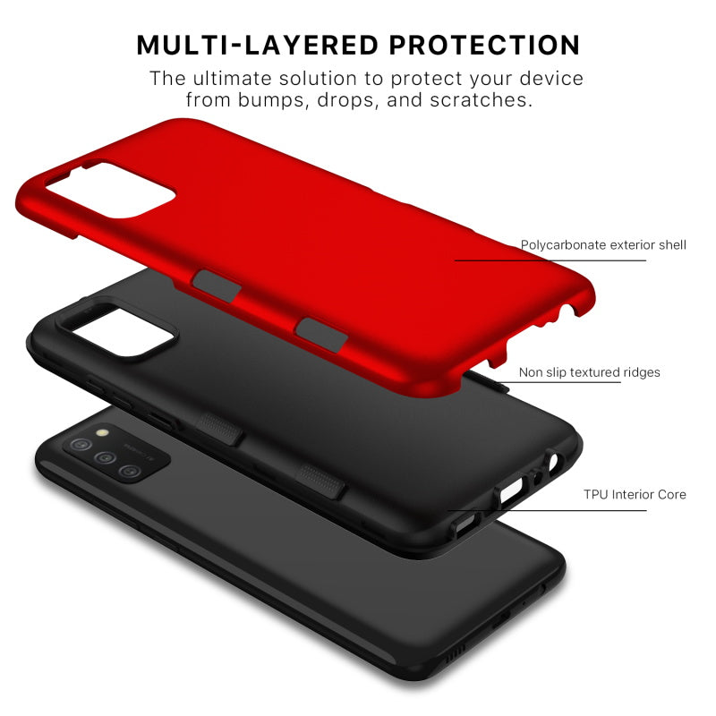 Samsung Galaxy A02s MyBat Pro TUFF Subs Series Case - Red (1101172)