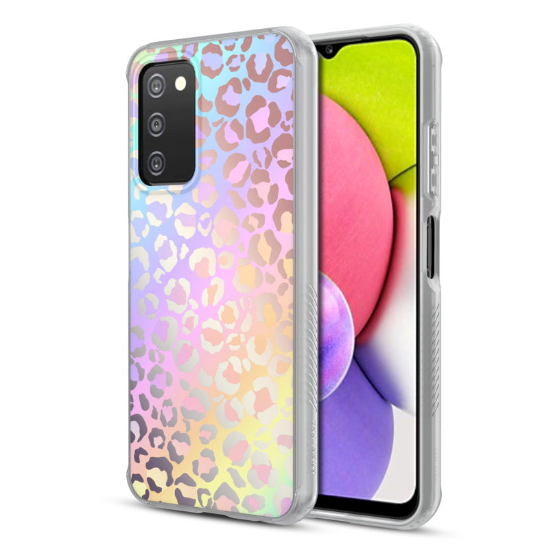 Samsung Galaxy A037U / Galaxy A03s MyBat Pro Mood Series Case - Holographic Leopard (1103250)