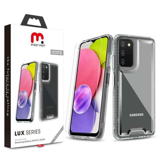 Samsung Galaxy A037U / Galaxy A03s MyBat Pro Lux Series Case with Tempered Glass - Clear (1103238)