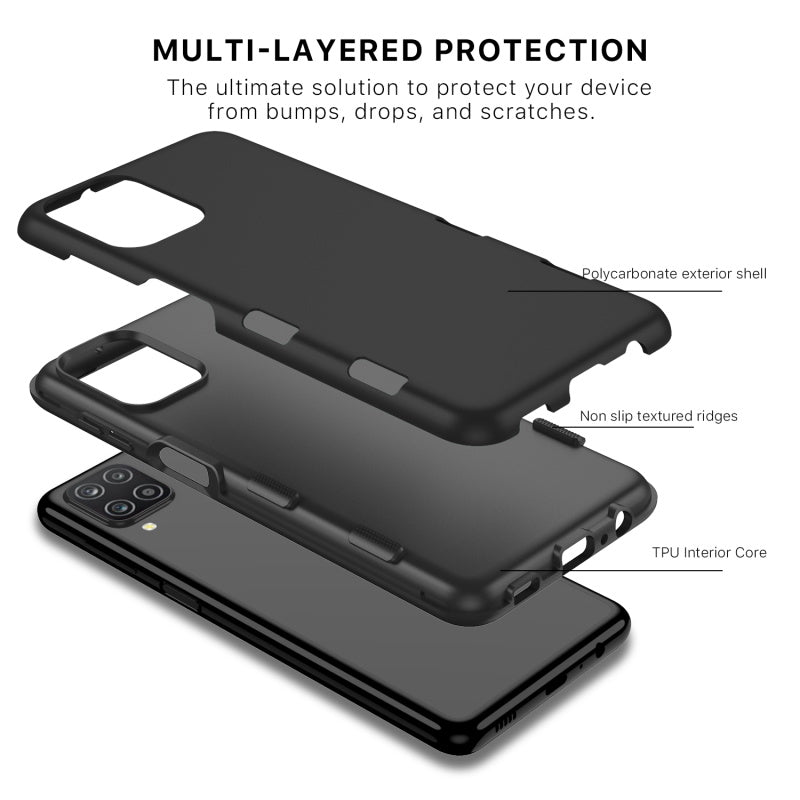 Samsung Galaxy A12 MyBat Pro TUFF Subs Series Case- Black (1101449)