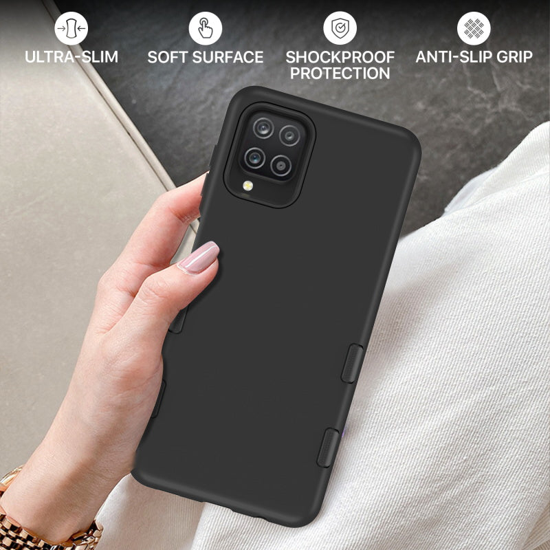 Samsung Galaxy A12 MyBat Pro TUFF Subs Series Case- Black (1101449)