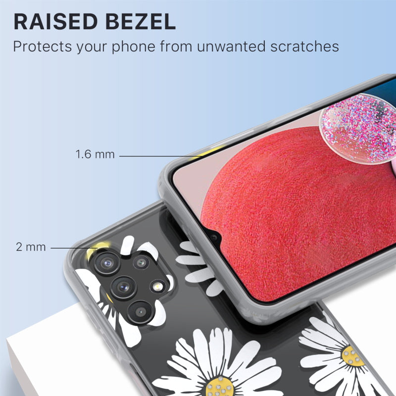 Samsung Galaxy A13 5G / (4G) MyBat Pro Mood Diamond Series Case - Happy Daisies (1105872)