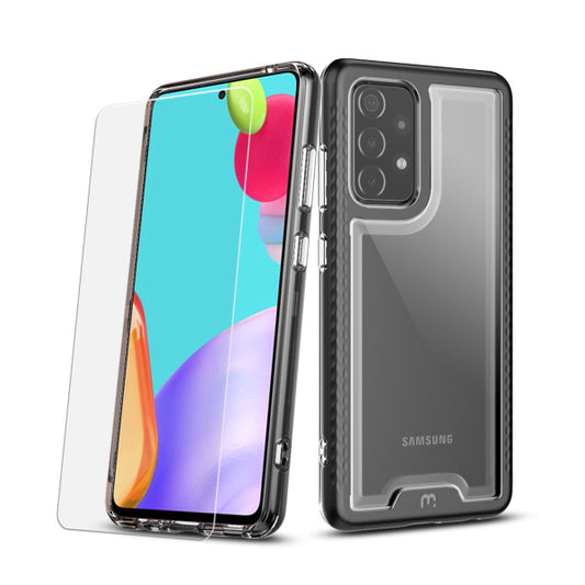 Samsung Galaxy A52 5G MyBat Pro Lux Series Case with Tempered Glass - Black (1101184)