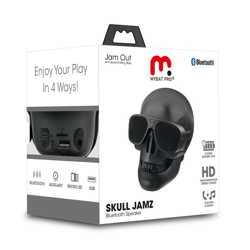 MyBat Pro Skull Jamz Bluetooth Speaker - Black (1105280)