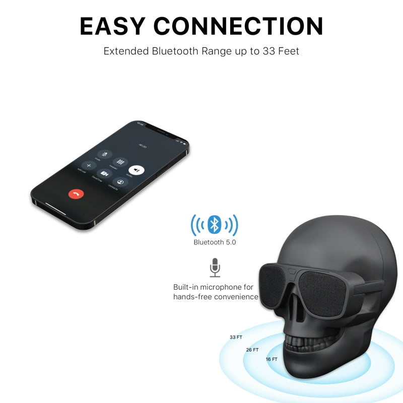 MyBat Pro Skull Jamz Bluetooth Speaker - Black (1105280)