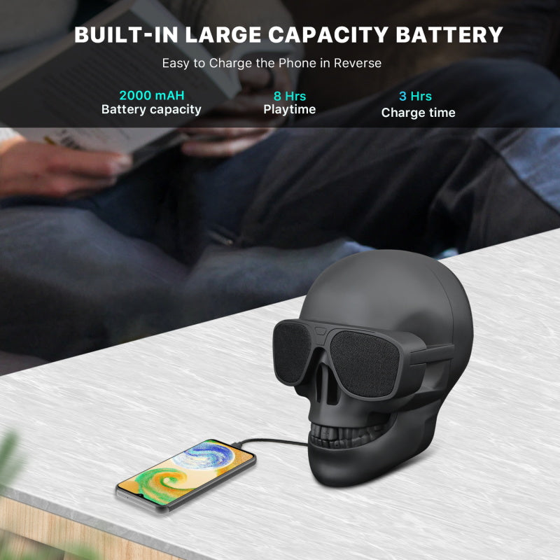 MyBat Pro Skull Jamz Bluetooth Speaker - Black (1105280)