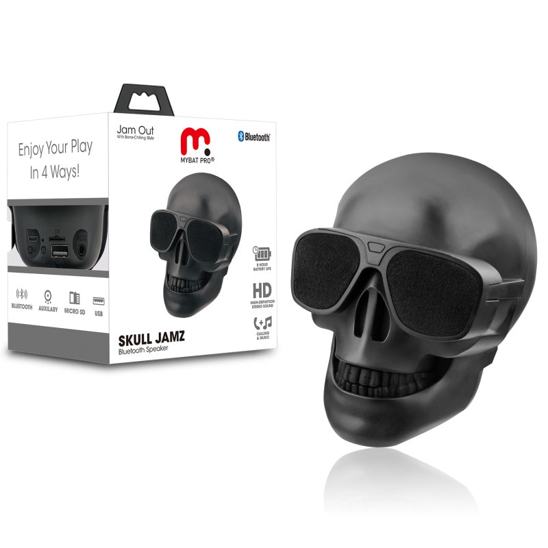 MyBat Pro Skull Jamz Bluetooth Speaker - Black (1105280)
