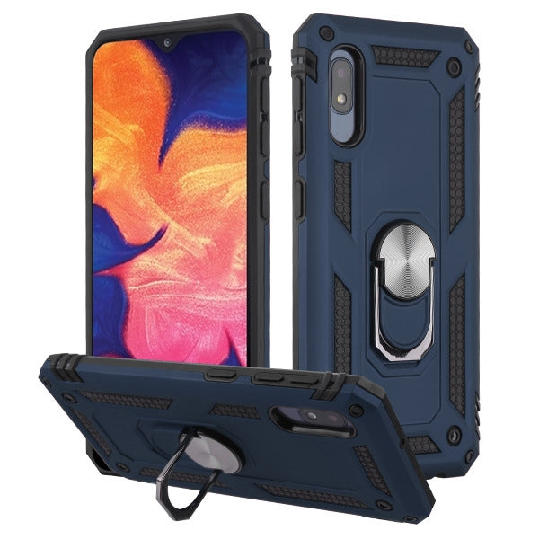 SAMSUNG Galaxy A10E - Mybat Ink Blue/Black Anti-Drop Hybrid Protector Cover (9717)