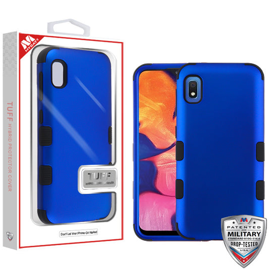 Samsung Galaxy A10e MyBat TUFF Hybrid Phone Protector Cover -Titanium Dark Blue / Black (101)