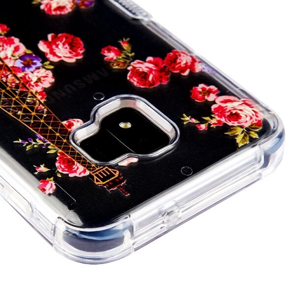 Samsung Galaxy J2 Pure / J2 Core / J260 J2 TUFF Lucid Hybrid Protector Cover - Transparent Clear / P