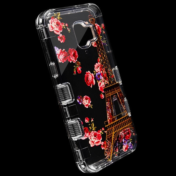 Samsung Galaxy J2 Pure / J2 Core / J260 J2 TUFF Lucid Hybrid Protector Cover - Transparent Clear / P