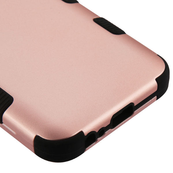 AMSUNG GALAXY J2 PURE MYBAT TUFF HYBRID PHONE PROTECTOR COVER- ROSE GOLD / BLACK (725)