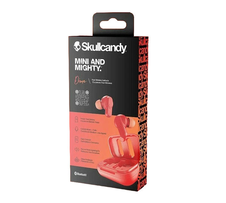 SKULLCANDY DIME TRUE WIRELESS - GOLDEN RED ( 1108079) (MSRP $39.99)