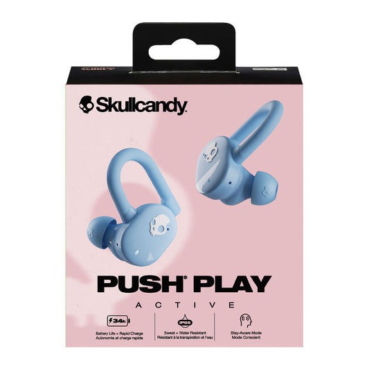 Skullcandy Push Play Active True Wireless Earbuds - Preppy Summer (1108247) (MSRP $89.99)