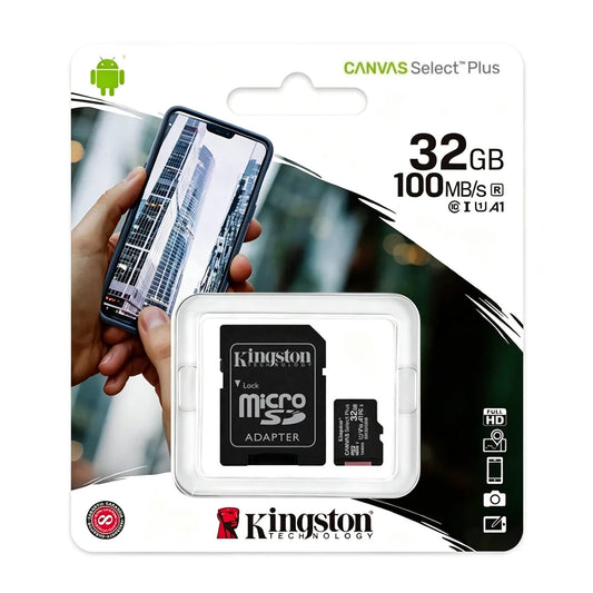 Kingston Canvas Select Plus Microsd 32GB - Black (1108255)(MSRP $49.99)