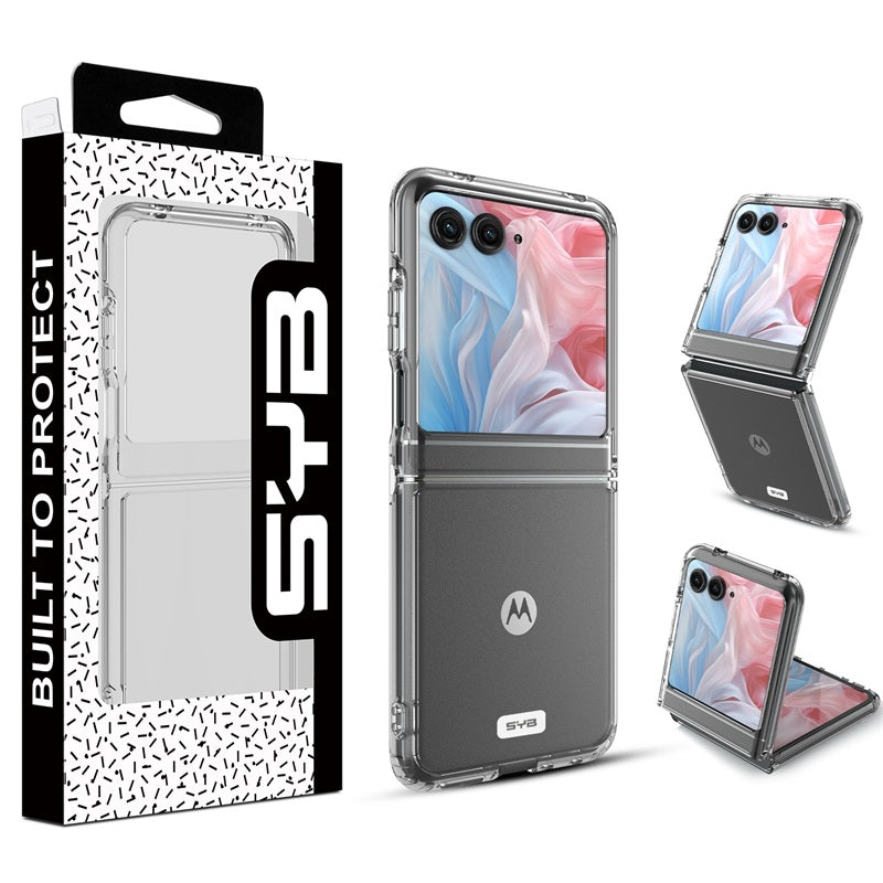 SYB Sturdy Gummy Cover for Motorola razr (2024) - Highly Transparent Clear / Transparent Clear (1107247)