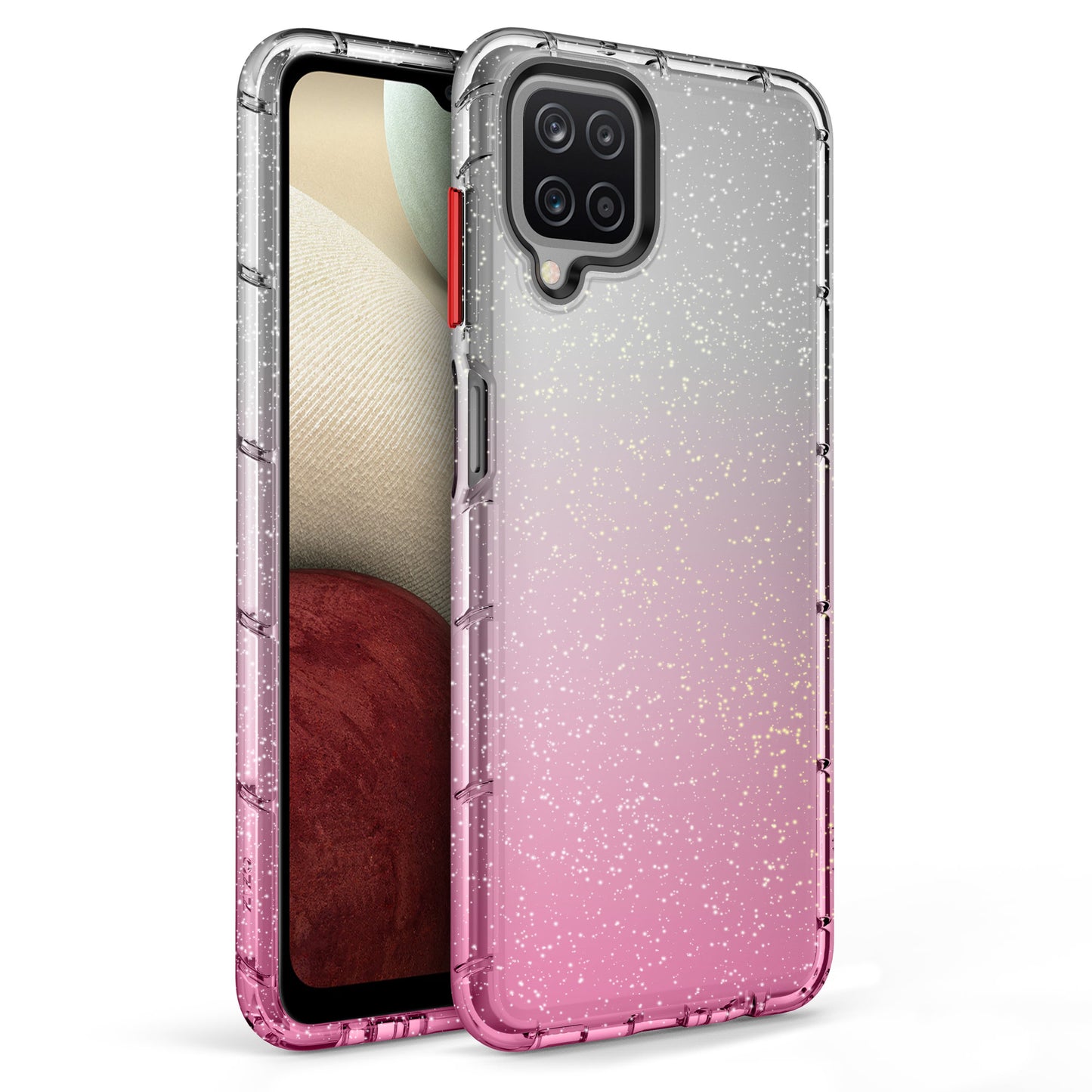 GALAXY A12 ZIZO SURGE SERIES CASE - PINK GLITTER (1100764)