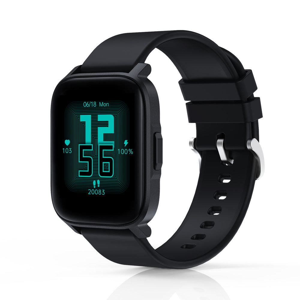 AUKEY SW-1S SmartWatch - Wrist Bluetooth Calling, Large Display: 1.69 - inch, Health Monitoring - BLACK  (1102829)