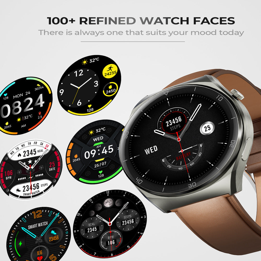 AUKEY SW-2U SmartWatch 2 Ultra - Vibrant 1.43 - inch HD AMOLED, Seamlessly make calls , Fitness and Health - Gray (MSRP $89.99  (1102832)