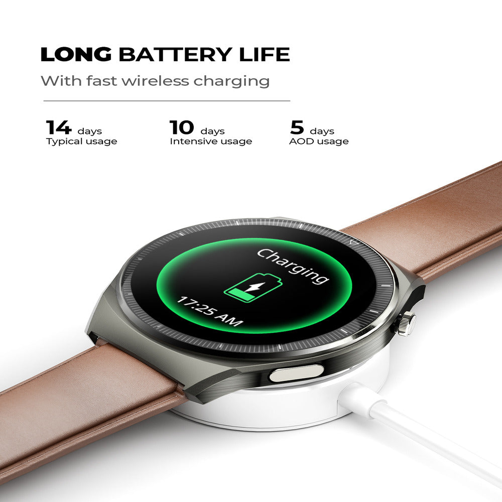 AUKEY SW-2U SmartWatch 2 Ultra - Vibrant 1.43 - inch HD AMOLED, Seamlessly make calls , Fitness and Health - Gray (MSRP $89.99  (1102832)