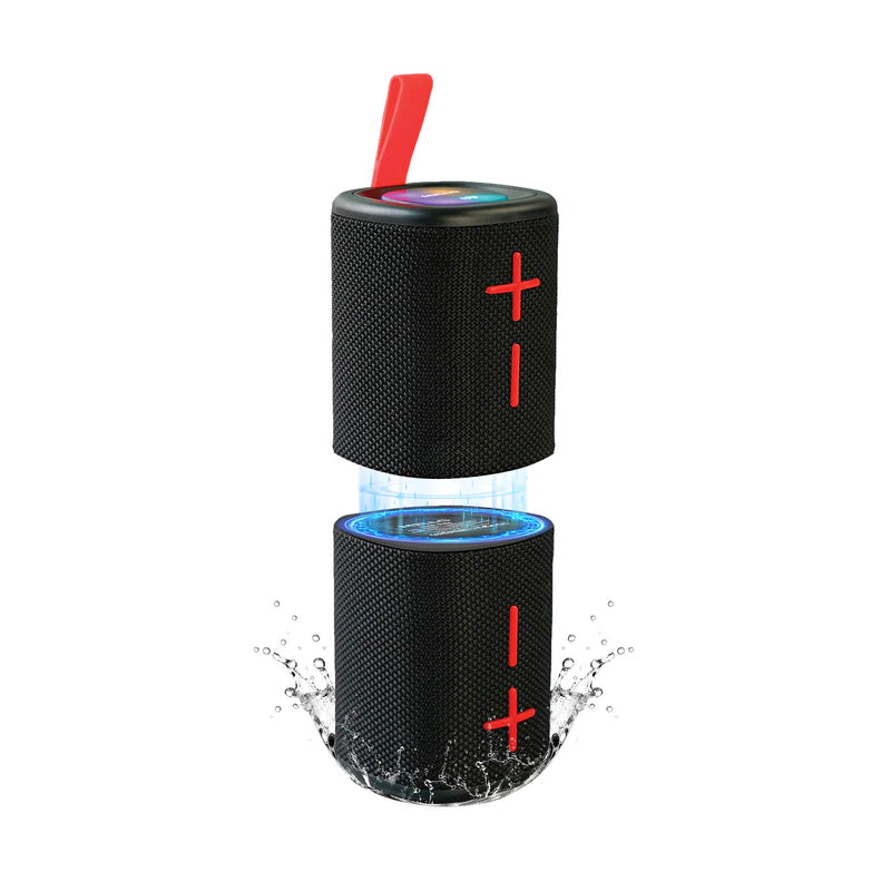 MELLO SYNC 100 WATTS 2IN1 MAGNETIC PORTABLE SPEAKER BLACK ( 1107789) (MSRP $69.99)