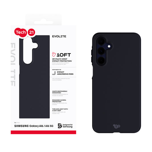 Tech21 Samsung Galaxy A16 5G EvoLite Case Black (1102590)