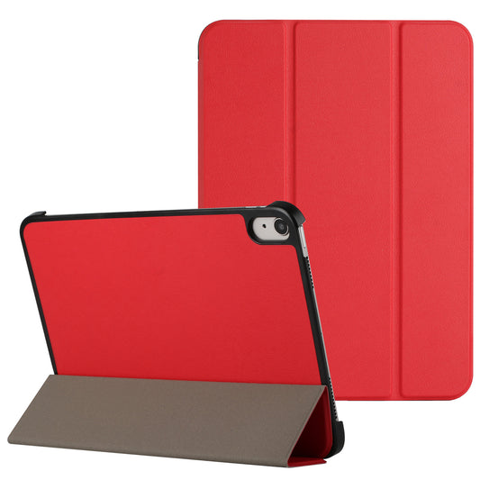 Samsung a9 Plus / A11 Plus 11" Trifold Magnetic Closure PU Leather Case Cover - Red ( 1107719) (MSRP $49.99)