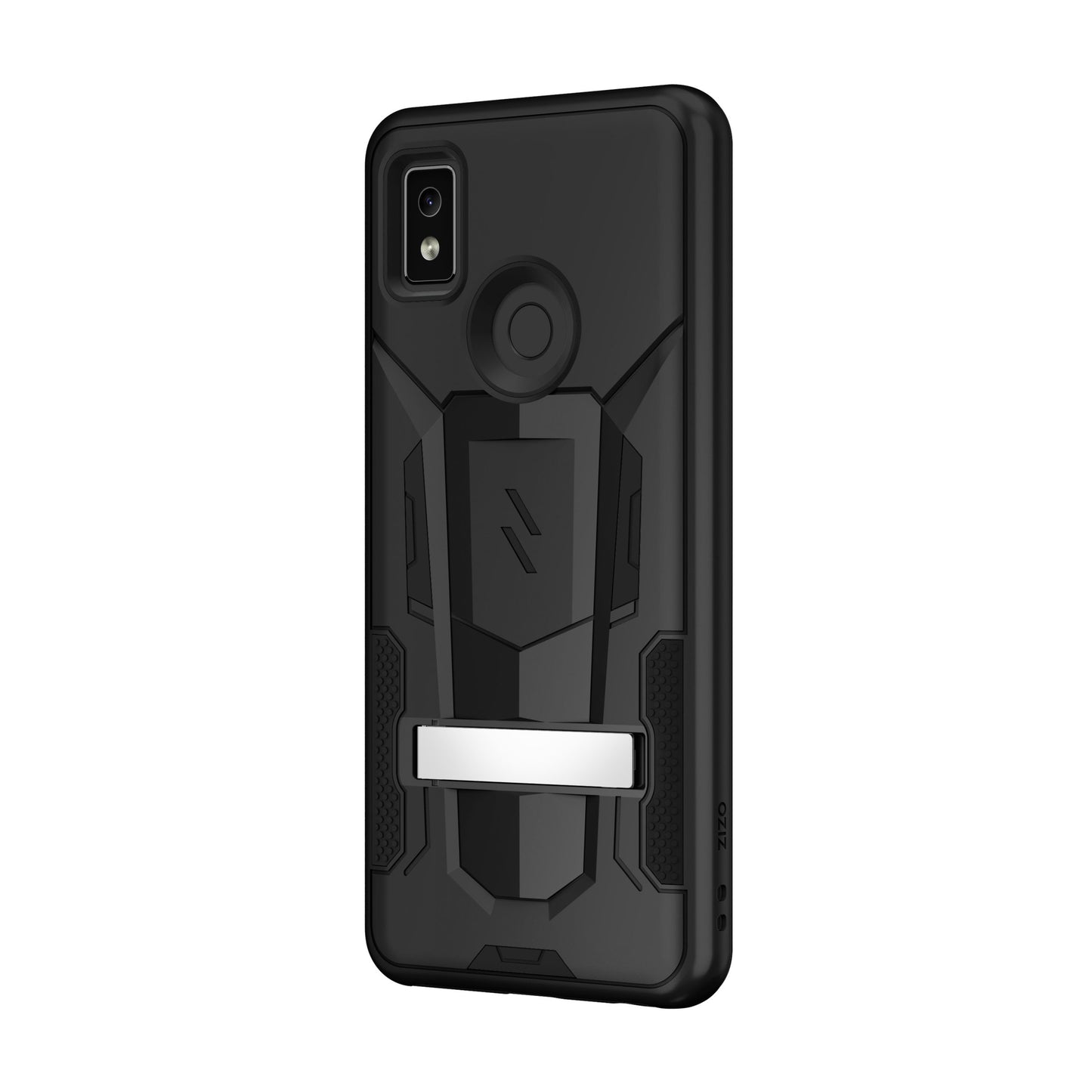 CRICKET ICON 4 ZIZO TRANSFORM SERIES CASE - BLACK & BLACK (1105022)