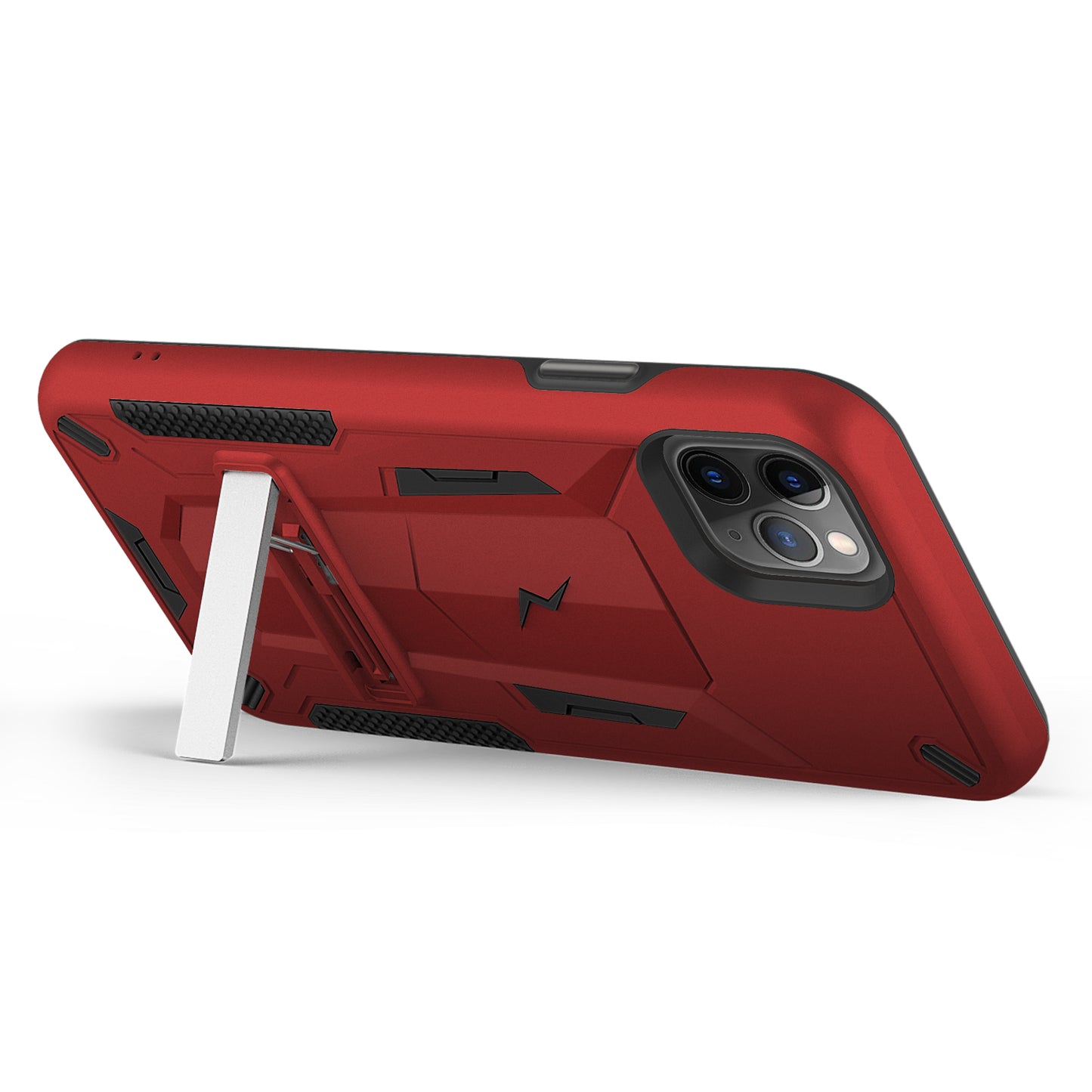 IPHONE 11 PRO MAX ZIZO TRANSFORM CASE W/ BUILT-IN KICKSTAND - RED (9932)