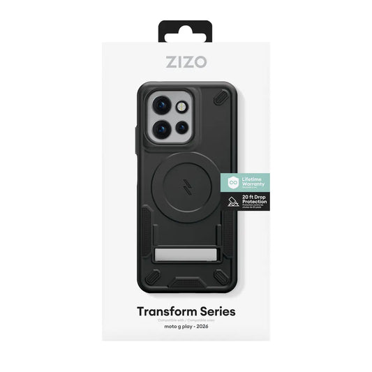ZIZO TRANSFORM Series moto g play 2026 / g 5G 2026 / g 5G 2025 Case - Black ( 1108072) (MSRP $49.99)