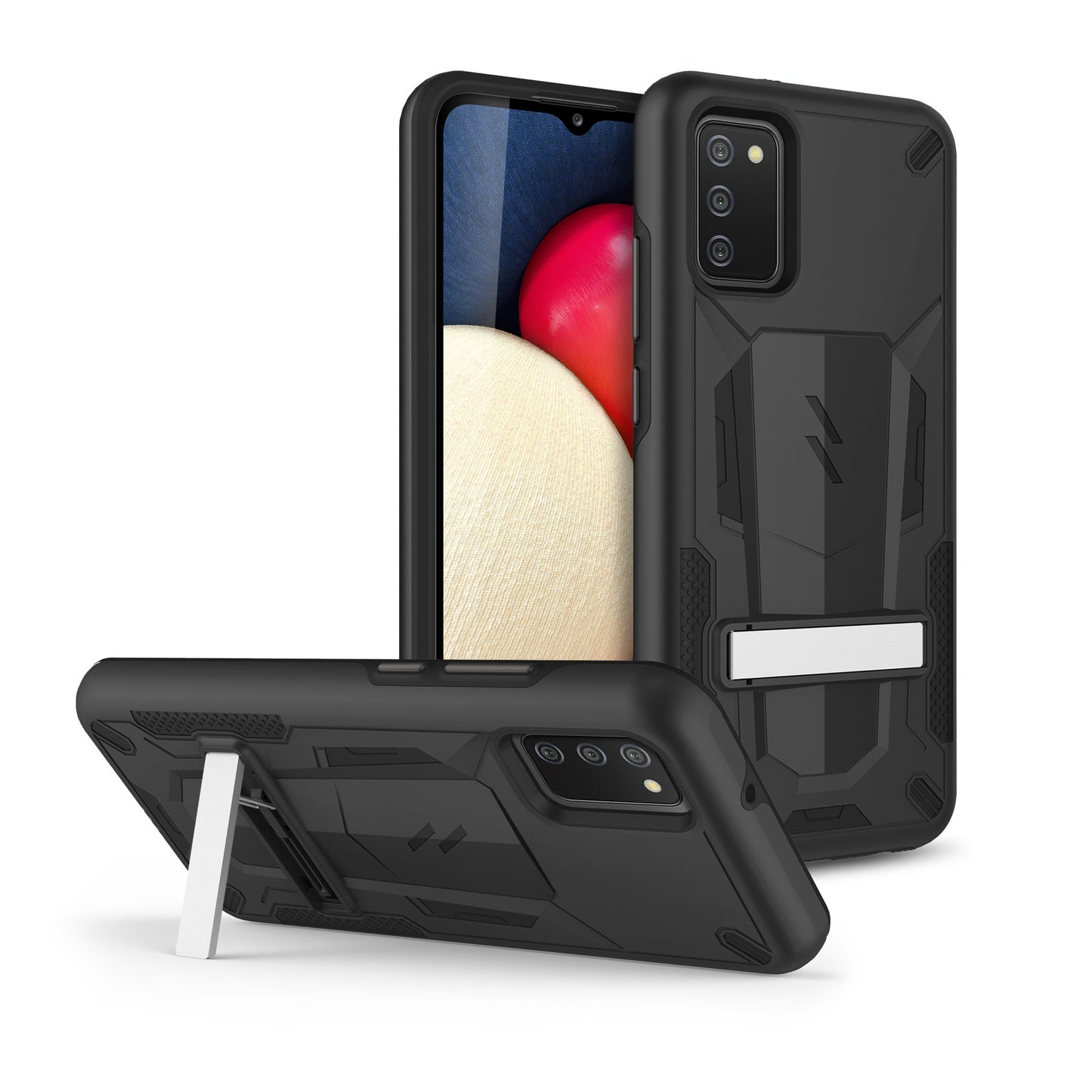 SAMSUNG GALAXY A02S ZIZO TRANSFORM SERIES CASE - BLACK (1100960)