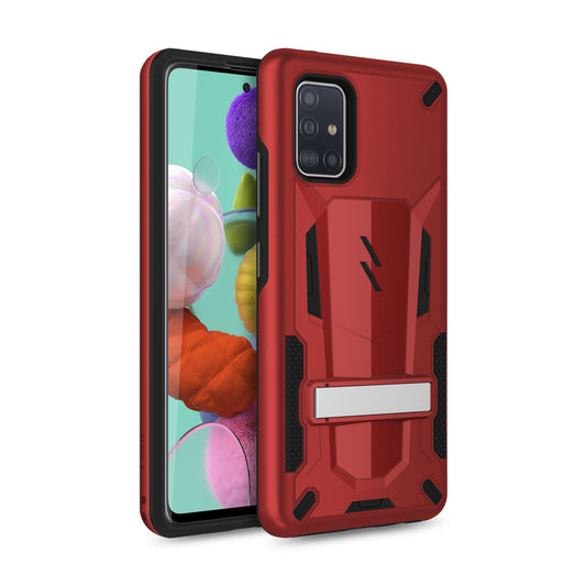 GALAXY A51 5G ZIZO TRANSFORM SERIES CASE - (RED & BLACK) (10355)