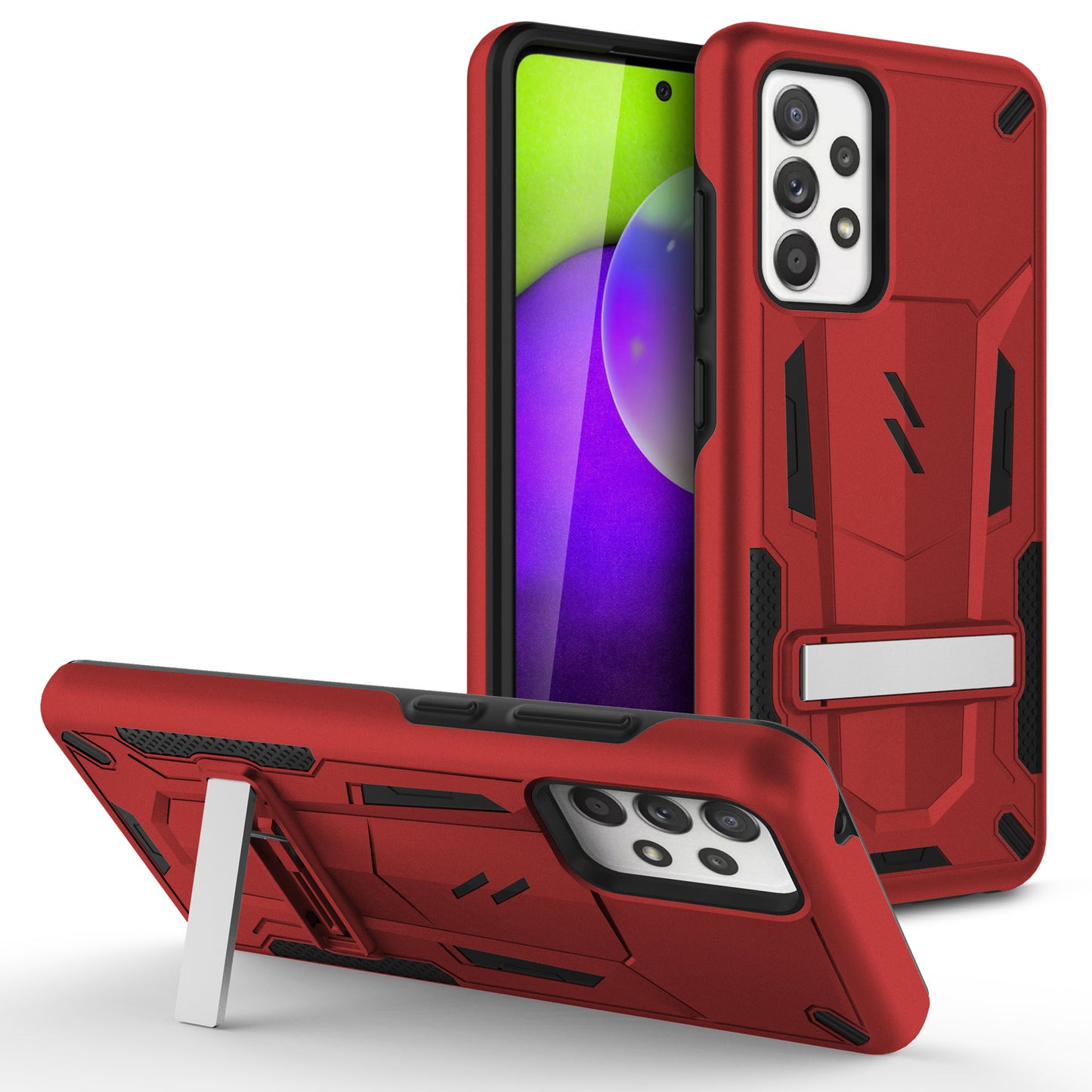 SAMSUNG GALAXY A52 5G ZIZO TRANSFORM SERIES CASE - RED (1101096)