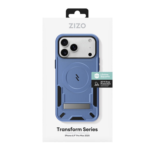 ZIZO TRANSFORM Series iPhone 17 Pro Max MagSafe Case - Blue (1103195) (MSRP $59.99)